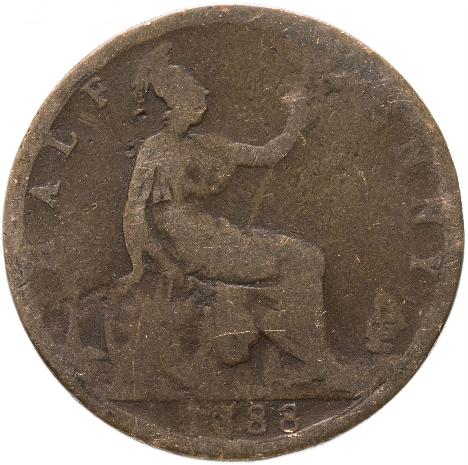 United Kingdom | 1/2 Penny Coin | Victoria | KM:754 | 1874 - 1894