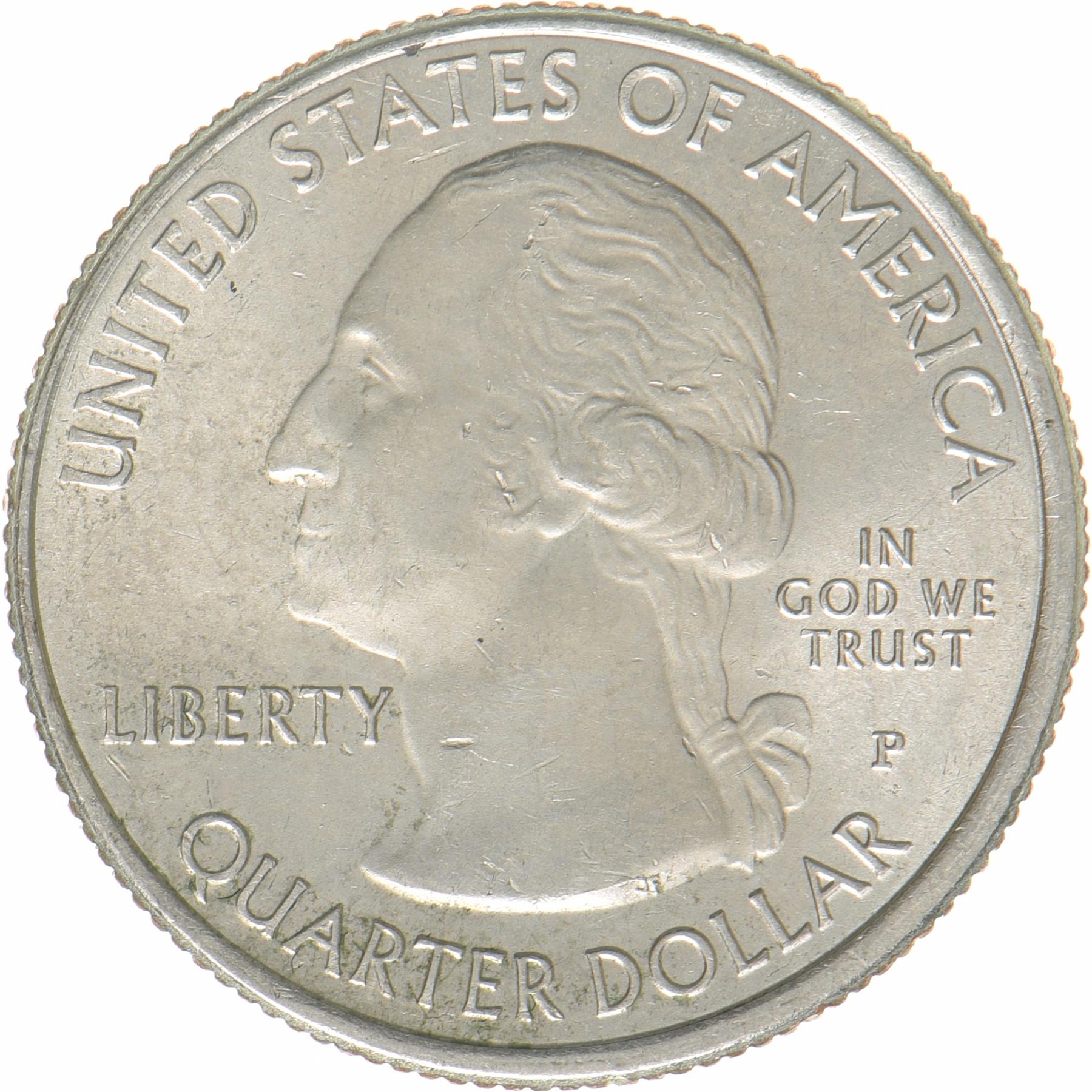 United States | ¼ Dollar Coin | Pictured Rocks National Lakeshore, Michigan | Chapel Rock | Copper-nickel clad copper | KM:669 | 2018