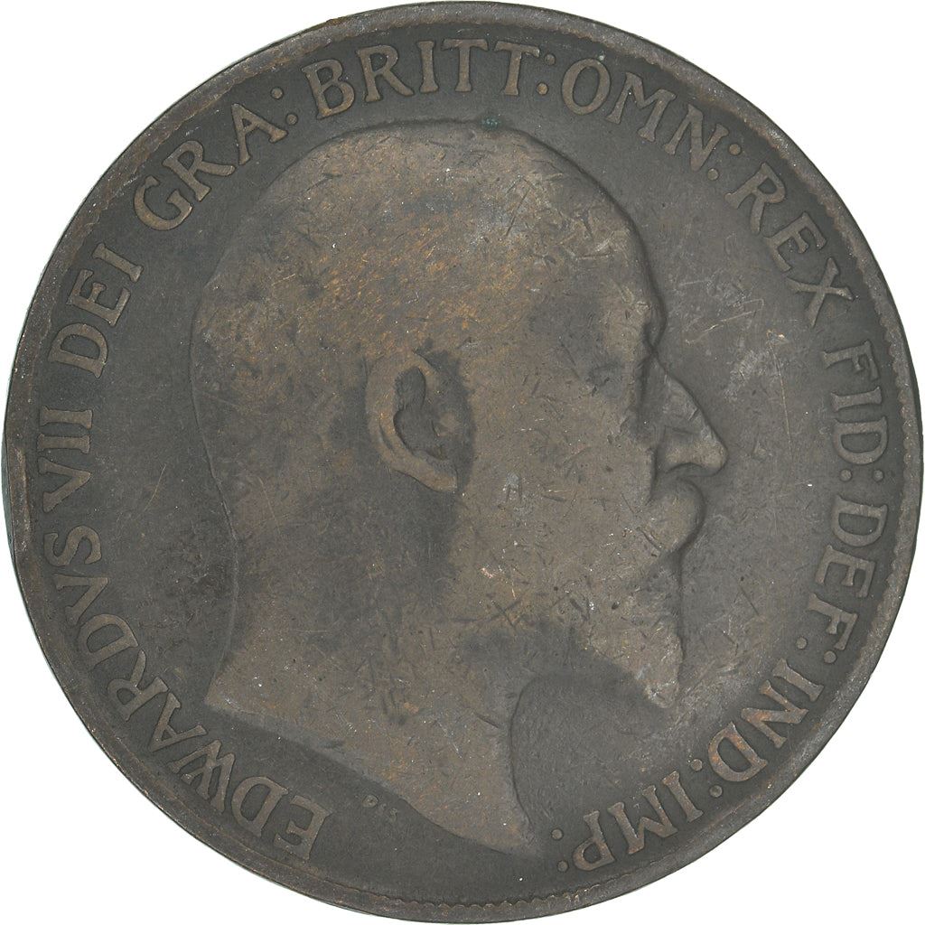 United Kingdom | 1 Penny Coin | Edward VII | Km:794 | 1902 - 1910