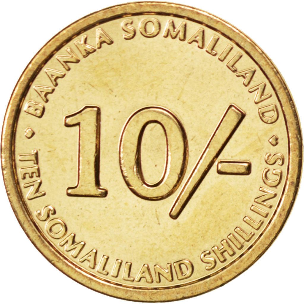 Somaliland | 10 Shillings Mynt | Vervetape | Km:3 | 2002