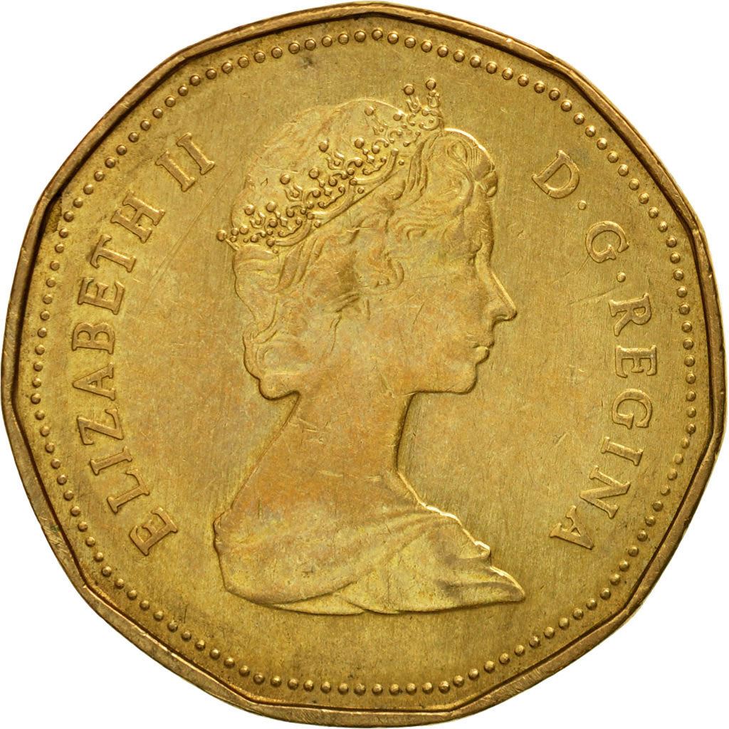 Canada | 1 Dollar Coin | Bronze plated nickel | 2nd portrait | KM:157 | 1987-1989