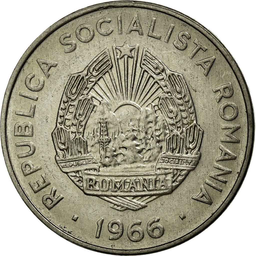 Romania Coin | 15 Bani | Olive Leaves | KM93 | 1966