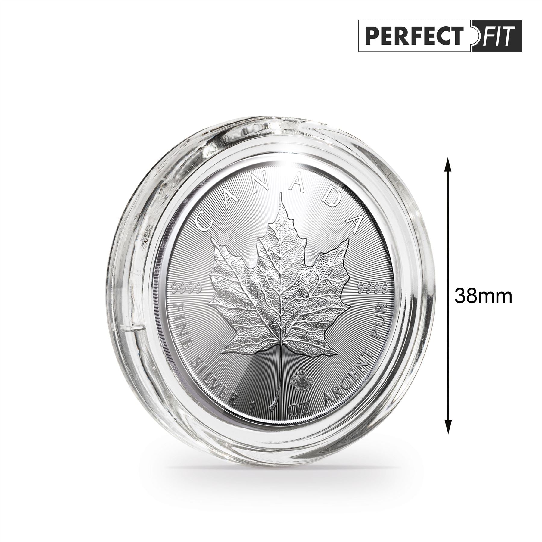 ULTRA "Perfect Fit" Rimless Coin Capsules | Perfect Fit for Specific Coins | Packs of 10