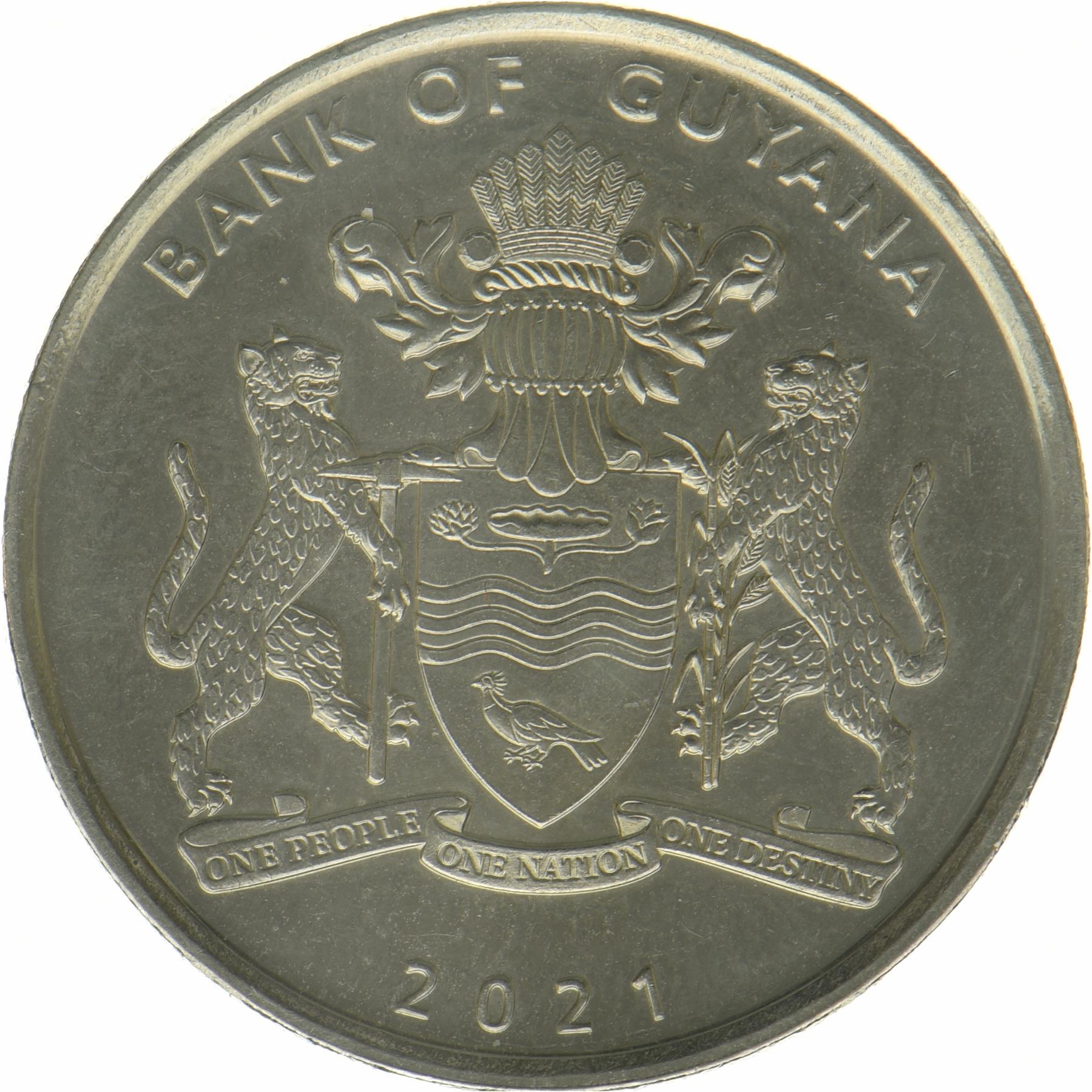 Guyana | 100 dollar mynt | Jaguar | KM:64 | 2021