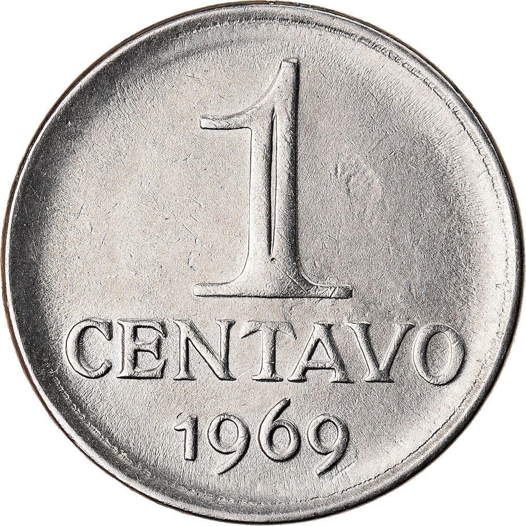 Brazil | 1 Centavo Coin | Effigy | Km:575.1 | 1969 - 1975