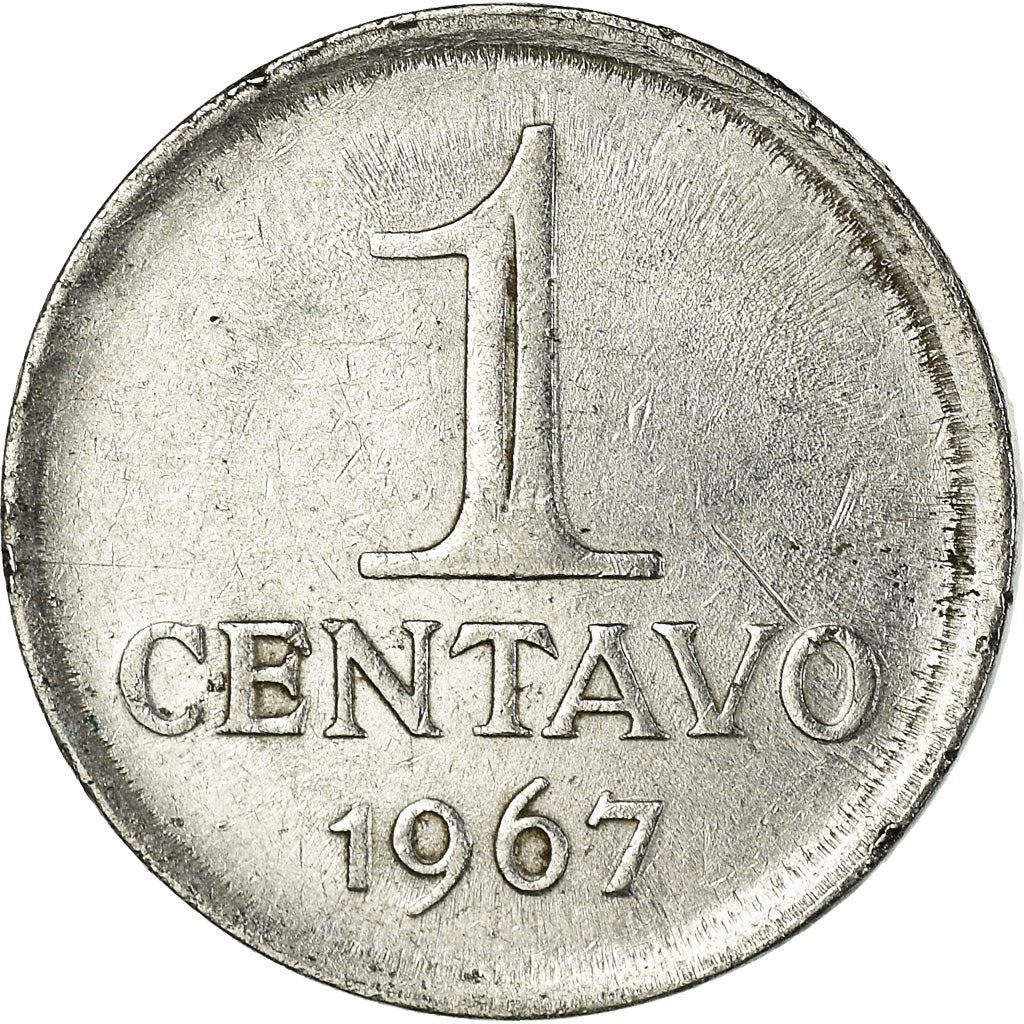 Brazil | 1 Centavo Coin | Effigy | Km:575.1 | 1967