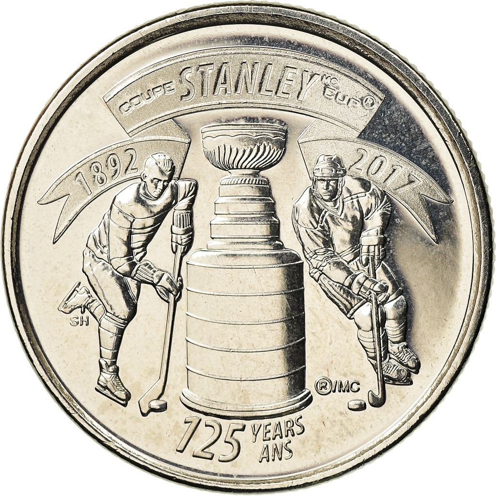 Canada | 25 Cents Coin | Stanley Cup | Km:2299 | 2017