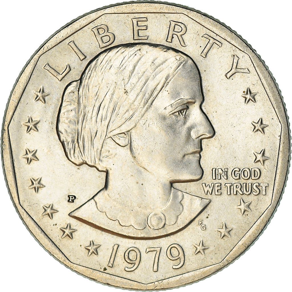 United States | 1 Dollar Coin | Susan B. Anthony | KM:207 | 1979 - 1999