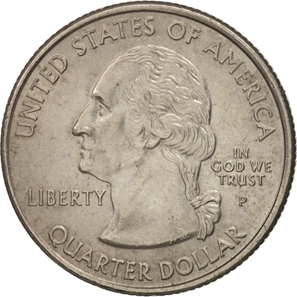 США | Монета 1/4 доллара | Авраам Линкольн | Km:343 | 2003