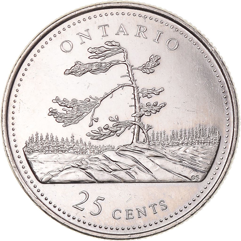 Canada | 25 Cents Coin | Ontario | Nickel | KM:223 | 1992