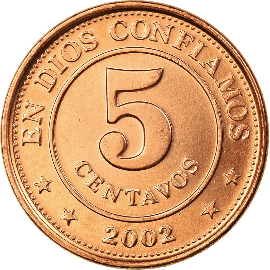 Nicaragua Coin Nicaraguan 5 Centavos Coin | KM97 | 2002