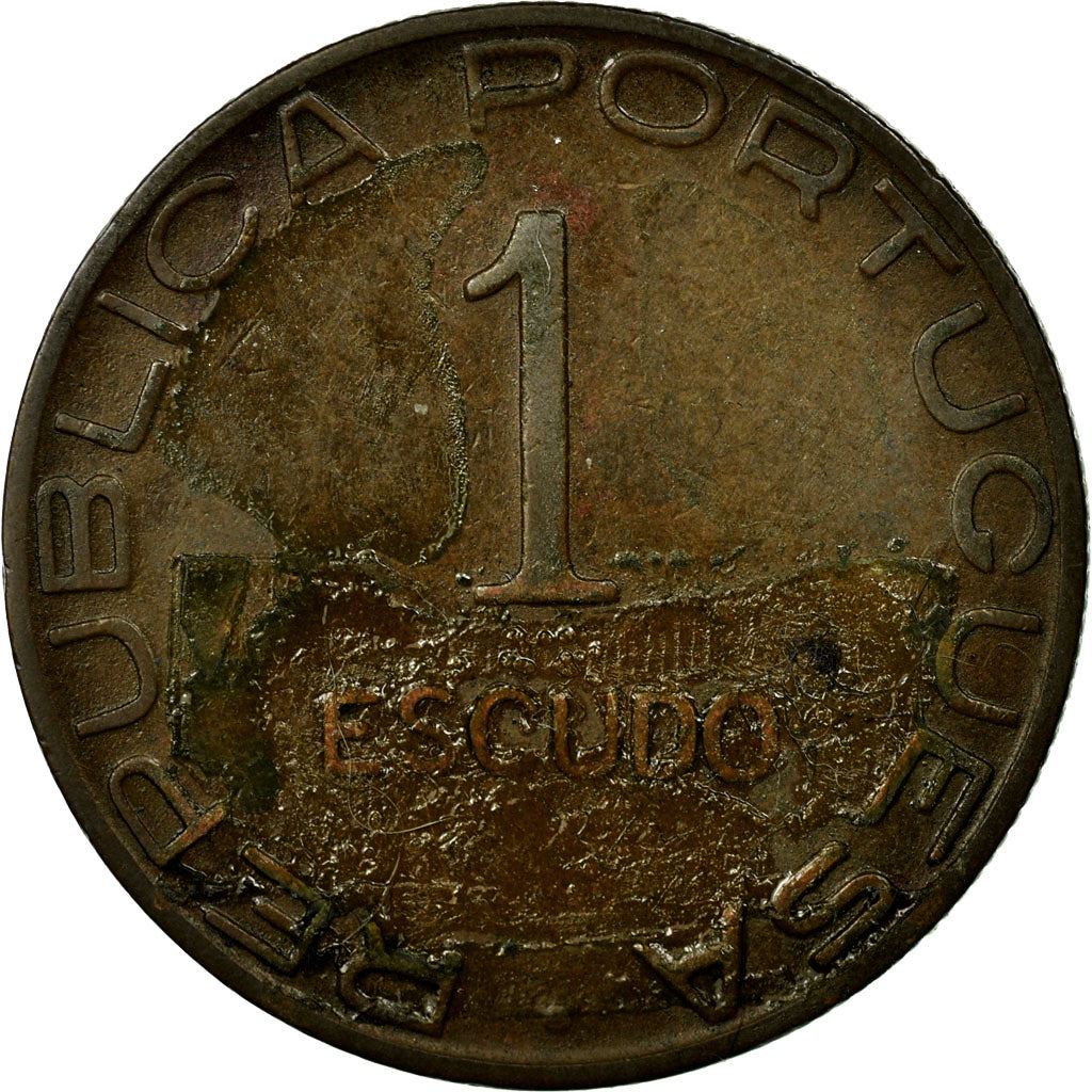 Mozambique | 1 Escudo Coin | Bundle of Arrows | KM:74 | 1945
