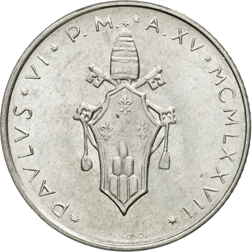 Vatican City | 2 Lire Coin | Lamb | Km:117 | 1970 - 1977