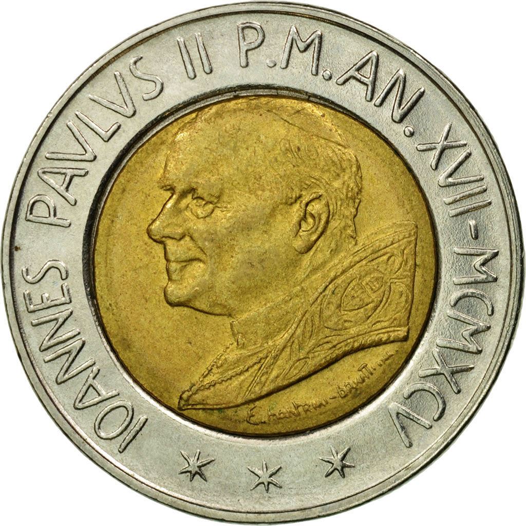 Watykan | Moneta 500 lirów | Kain zabijający Abla | Km:267 | 1995