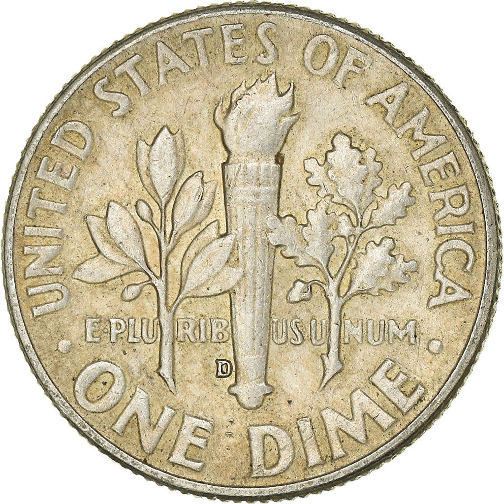 Vereinigte Staaten | 1 Dime Münze | Franklin D. Roosevelt | KM:195 | 1946 - 1964