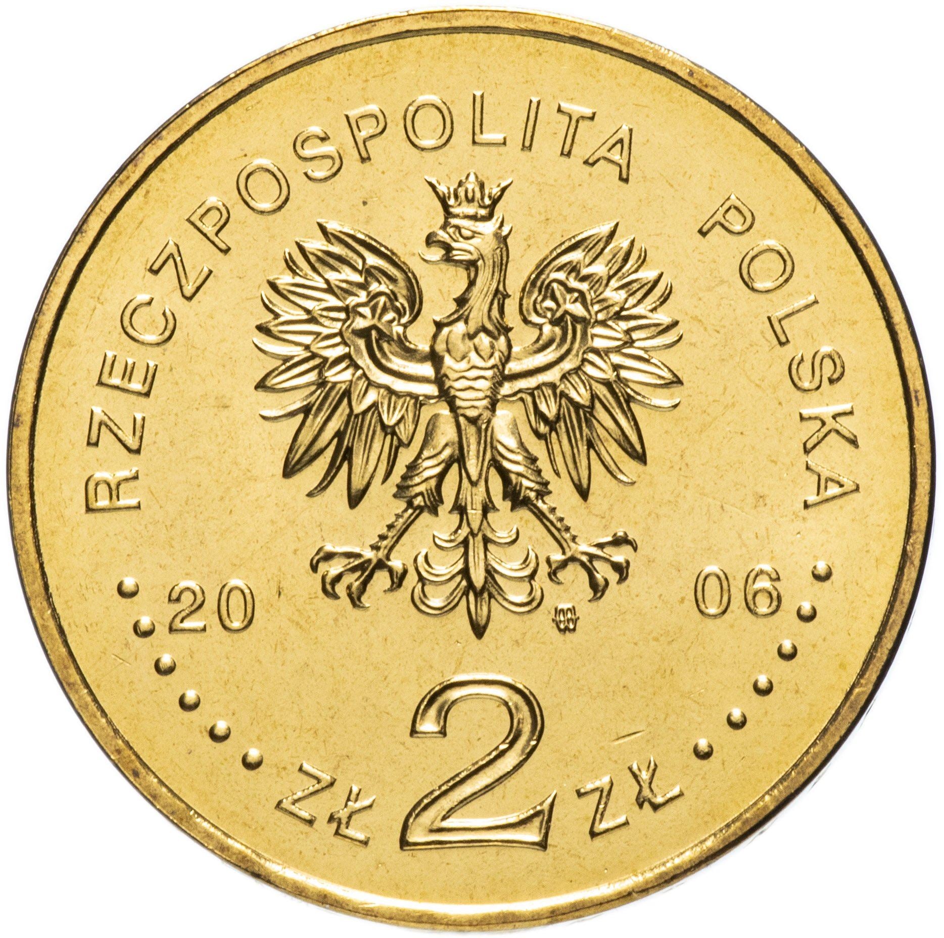 Poland | 2 Zlotys Coin | Jan Łaski's Statute | Y:574 | 2006
