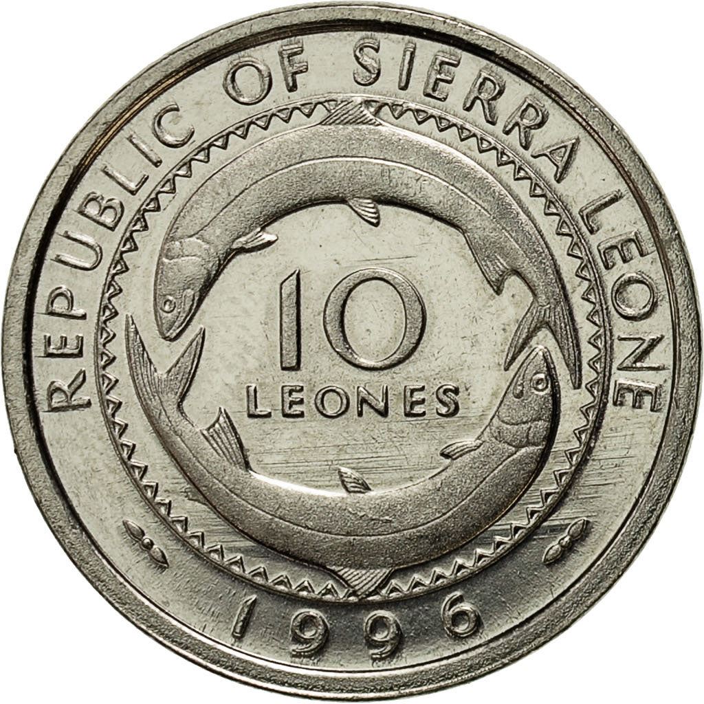 Sierra Leone 10 Leones | Mammy Yoko | Bonga Fish | KM44 | 1996
