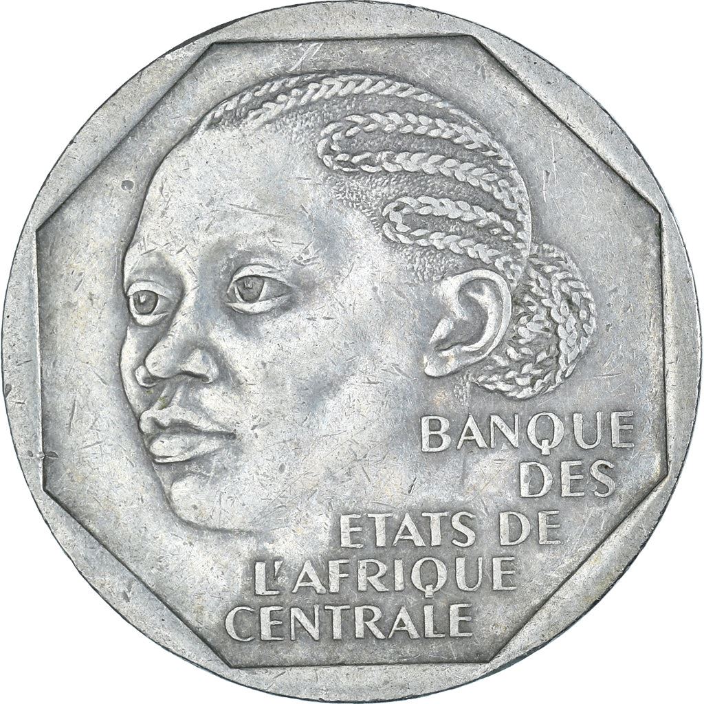 Cameroon | 500 Francs Coin | Plants | Native Woman | Km:23 | 1985 - 1988
