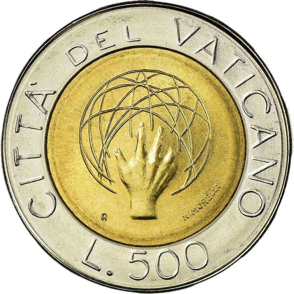 Vatican City | 500 Lire Coin | John Paul II | Km:175 | 1983