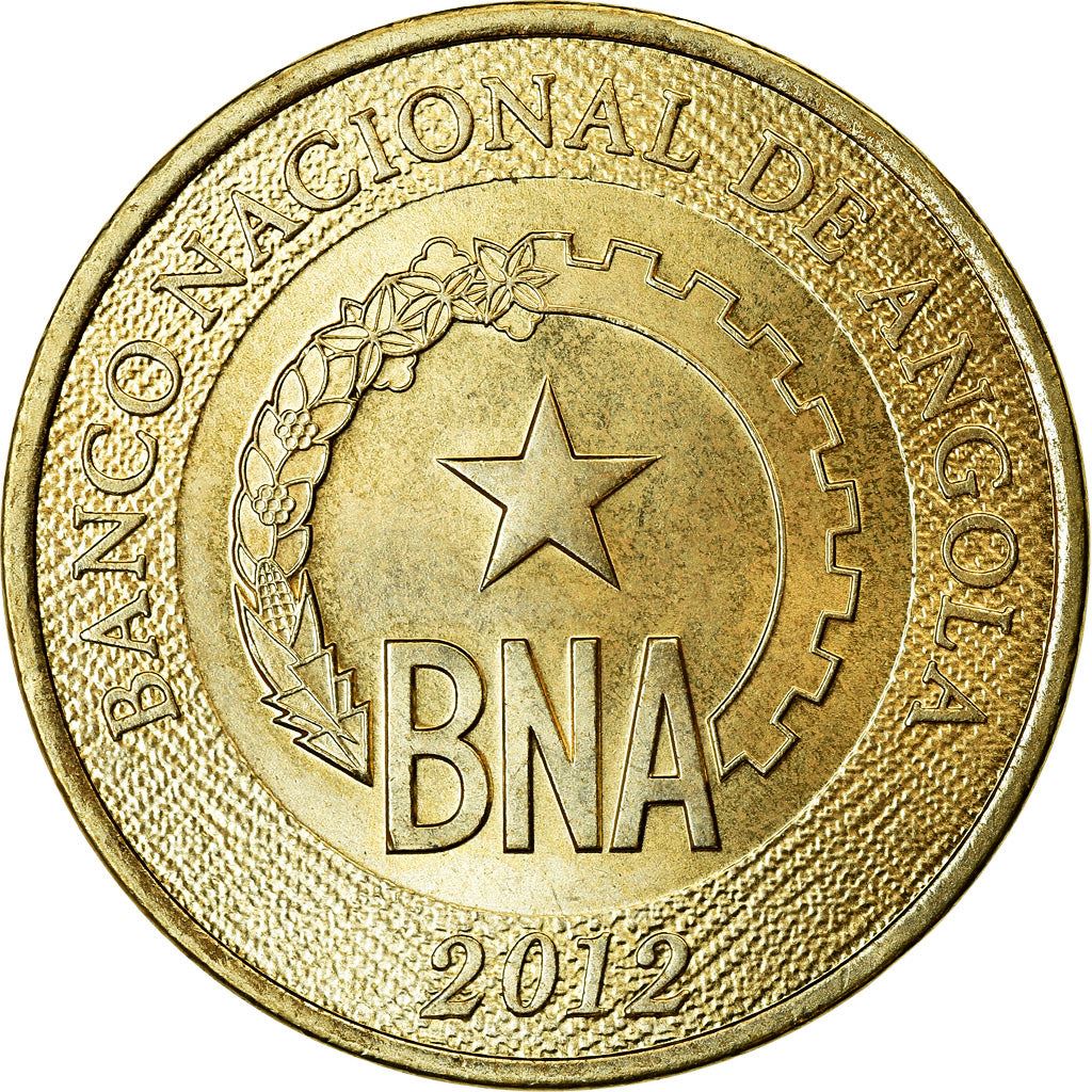 Angola | 1 Kwanza Coin | Gear | Wreath | Km:108 | 2012