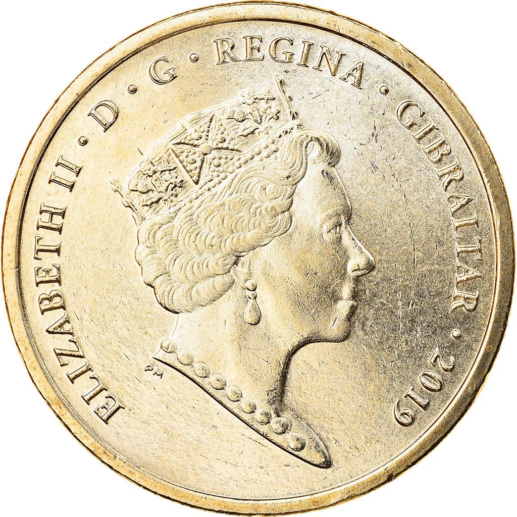 Gibraltar | 1 Pound Coin | Island Games | KM:1659 | 2019