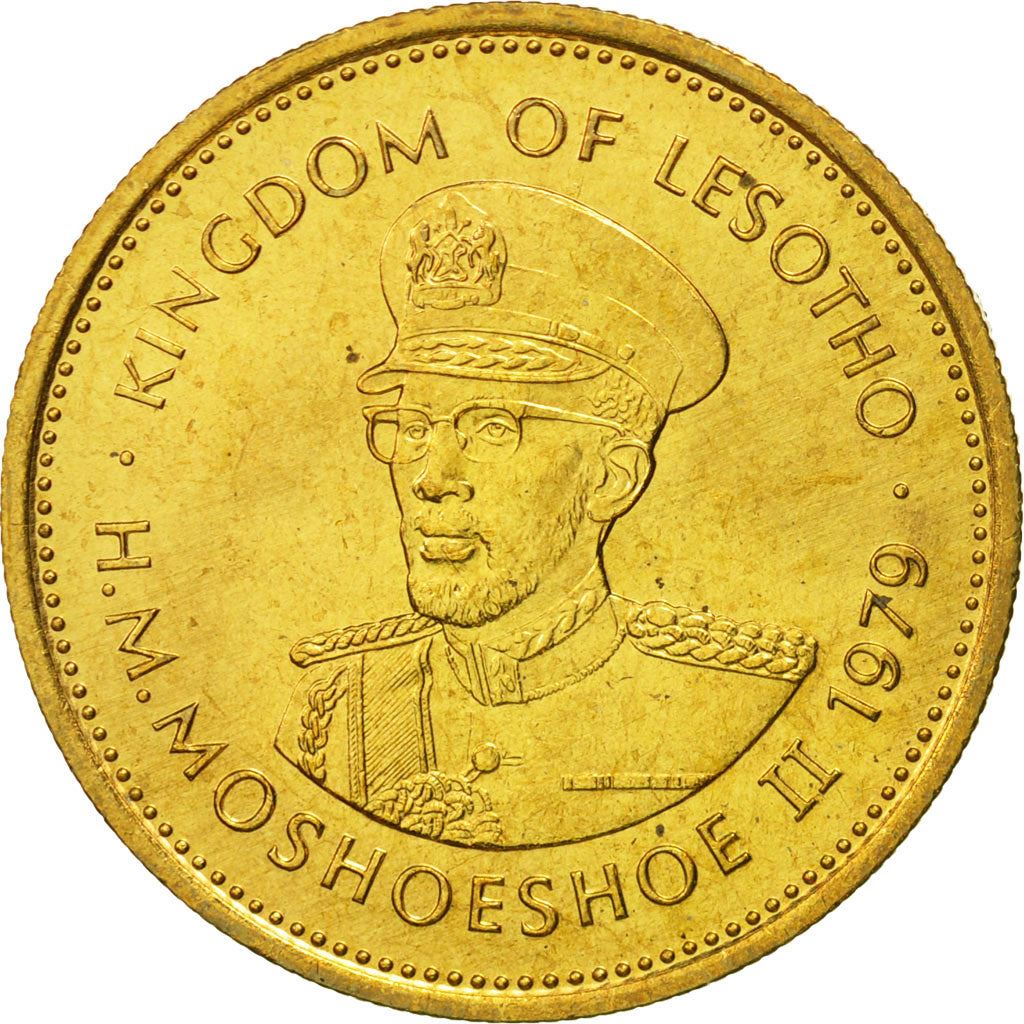 Lesotho | 5 Lisente Coin | Moshoeshoe II | Km:18 | 1979 - 1989