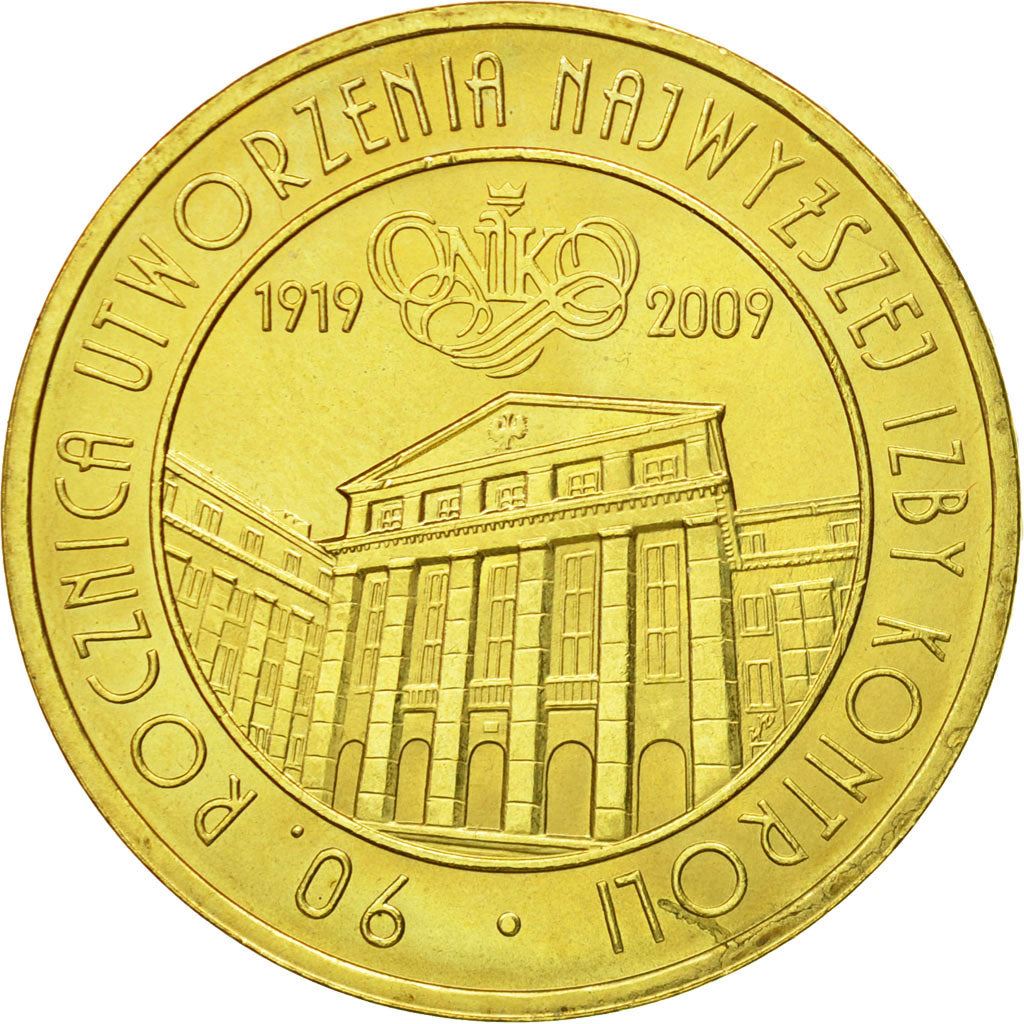 Poland | 2 Zlotys Coin | Chamber of Control | Y:673 | 2009