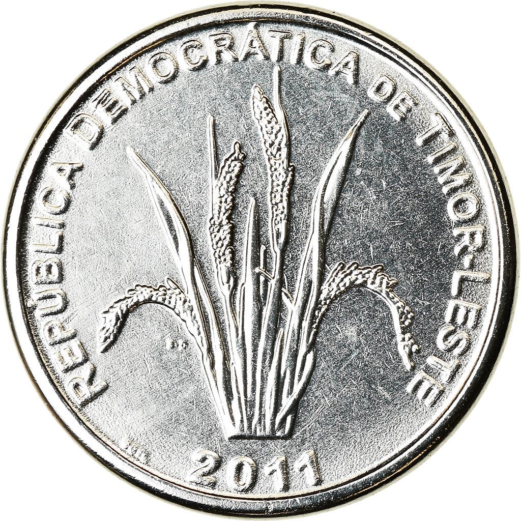 Timor-Leste | 5 Centavos Coin | Rice Plant | Km:2 | 2003 - 2017