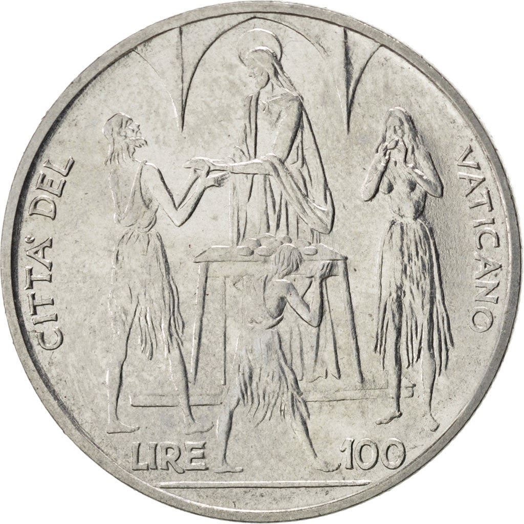 Vatican City | 100 Lire Coin | FAO | Km:106 | 1968