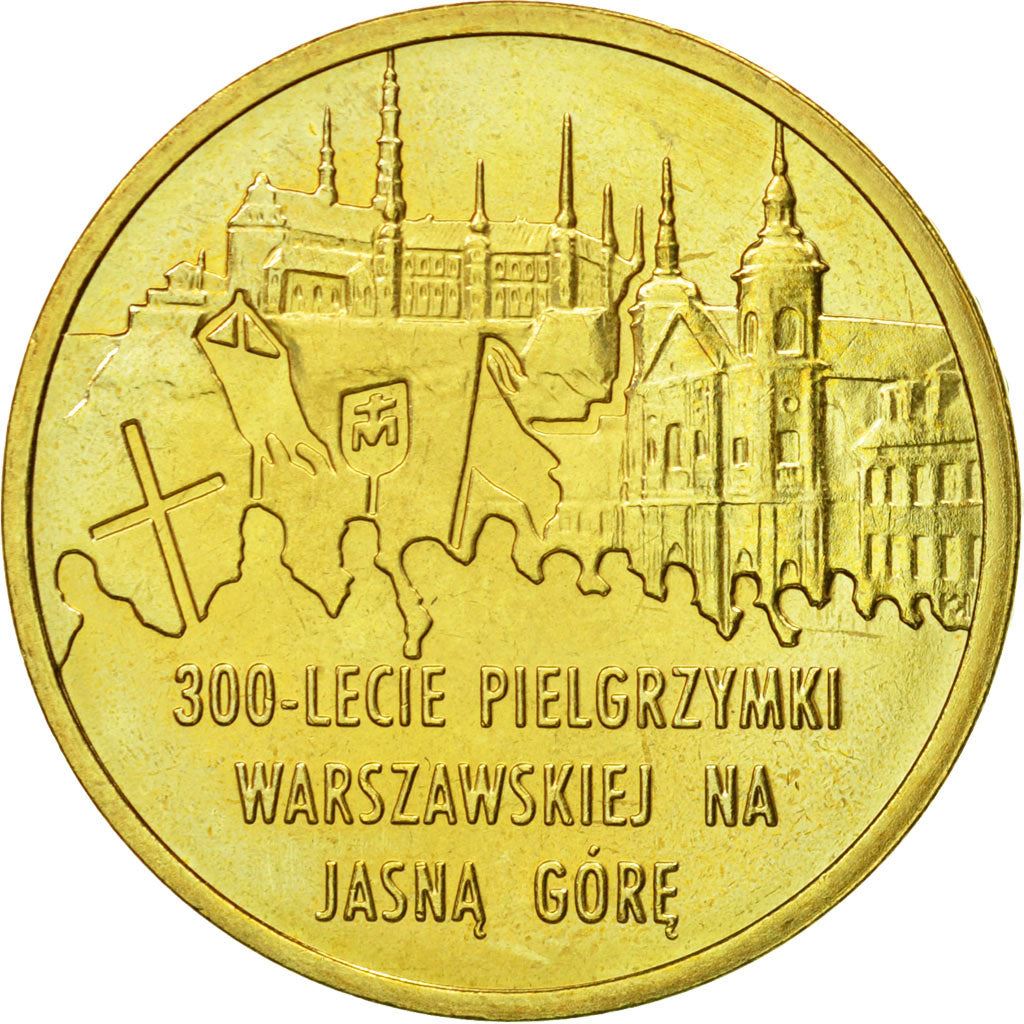 Poland | 2 Zlotys Coin | Jasna Góra Pilgrimage | Y:784 | 2011