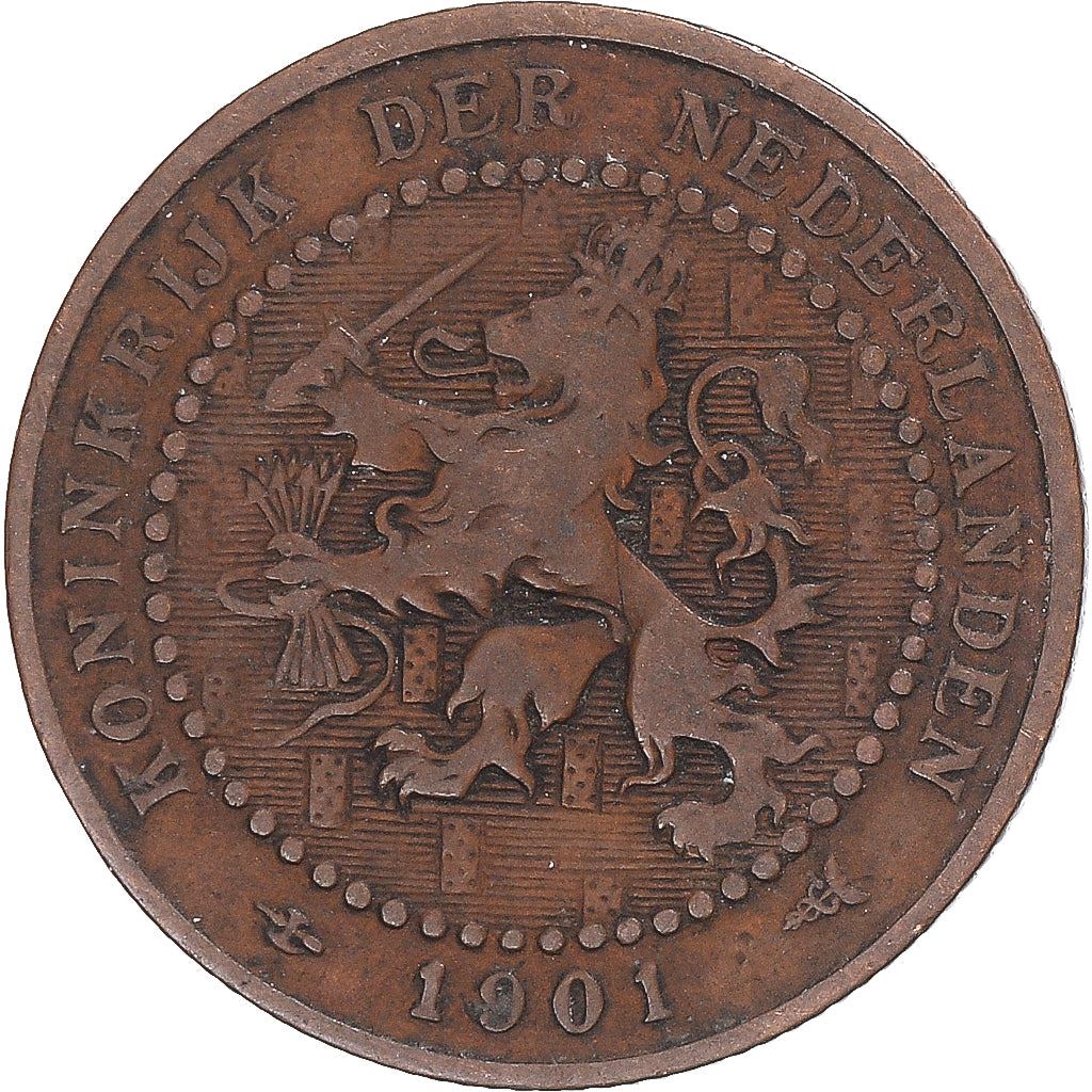 Niederlande | 1-Cent-Münze | Löwe | Km:130 | 1901