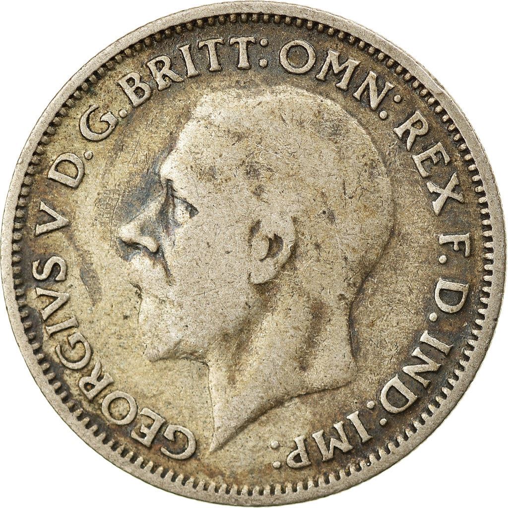 United Kingdom | 6 Pence Coin | George V | KM:832 | 1927 - 1936