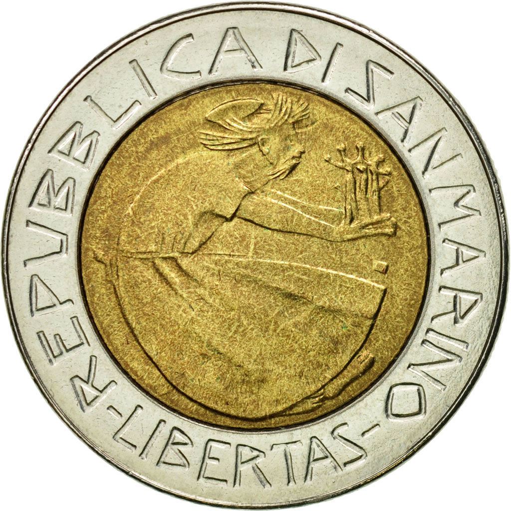 San Marino | 500 Lire Coin | Redemption from drugs | Km:181 | 1985