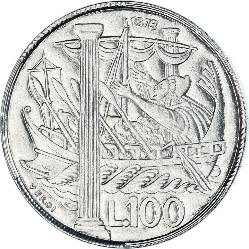 San Marino | 100 Lire Coin | Ulysses | Km:28 | 1973