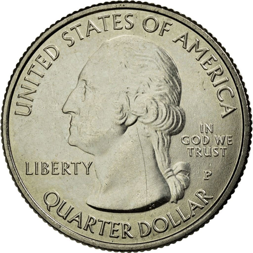 United States | 1/4 Dollar Coin | Great Smoky Mountains | Km:566 | 2014