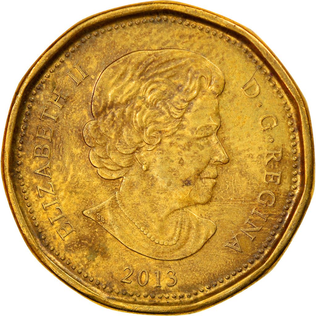 Canada | 1 Dollar Coin | Brass plated steel | 4th portrait | KM:1255 | 2012-2022