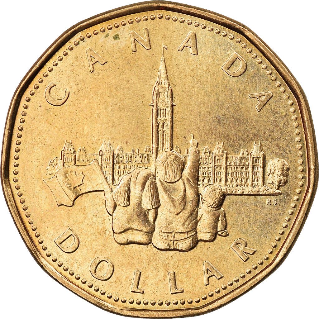 Canada | 1 Dollar Coin | Parliament | Bronze plated nickel | KM:218 | 1992