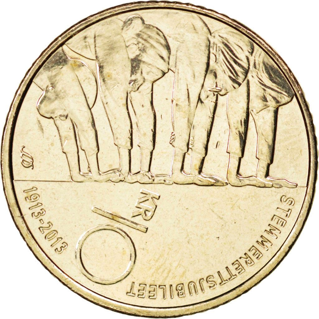 Norway | 10 Kroner Coin | Universal Suffrage | KM:488 | 2013