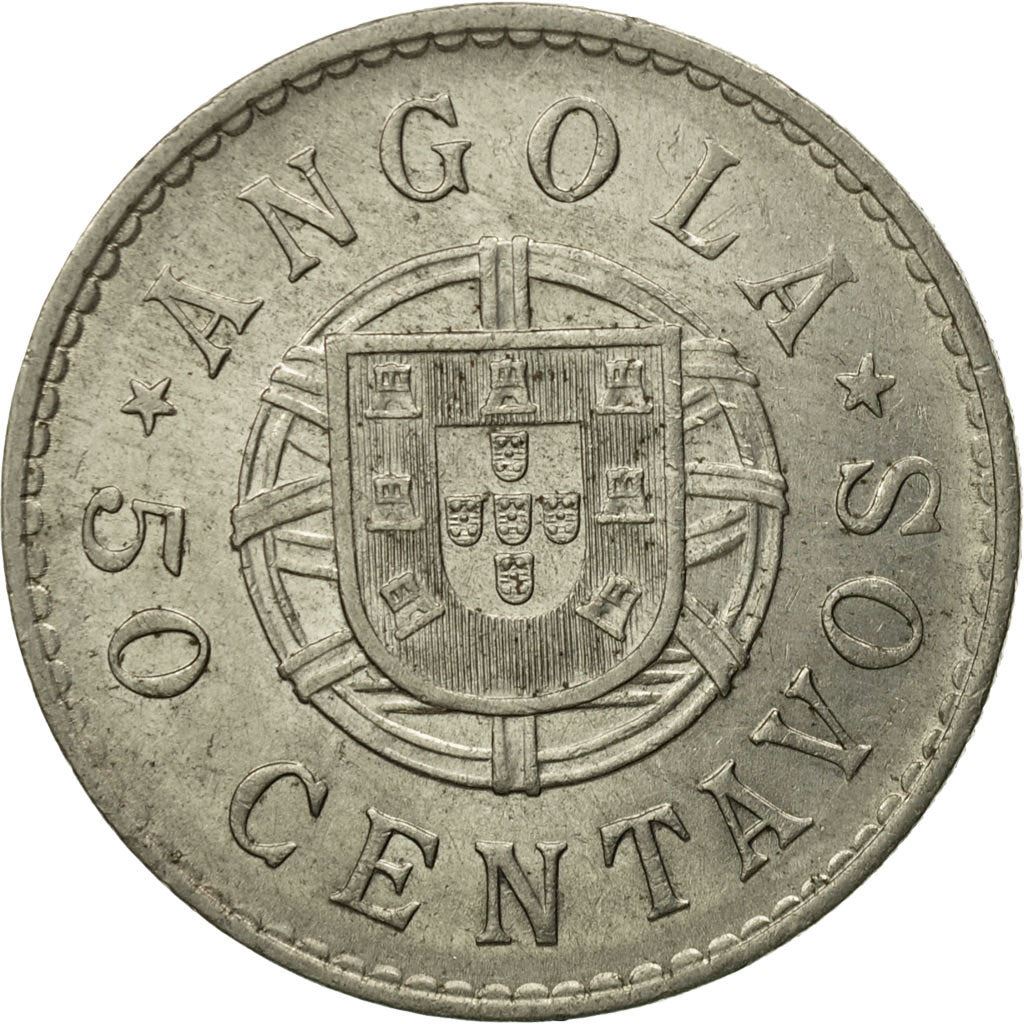 Angola | 50 Centavos Coin | Libertine | Km:65 | 1922 - 1923