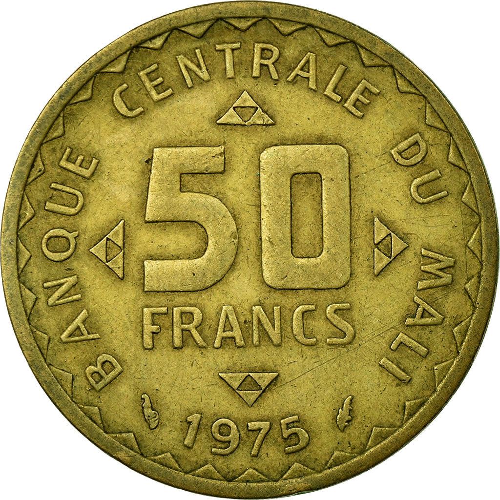 Mali | 50 Francs Coin | FAO | Km:9 | 1975 - 1977