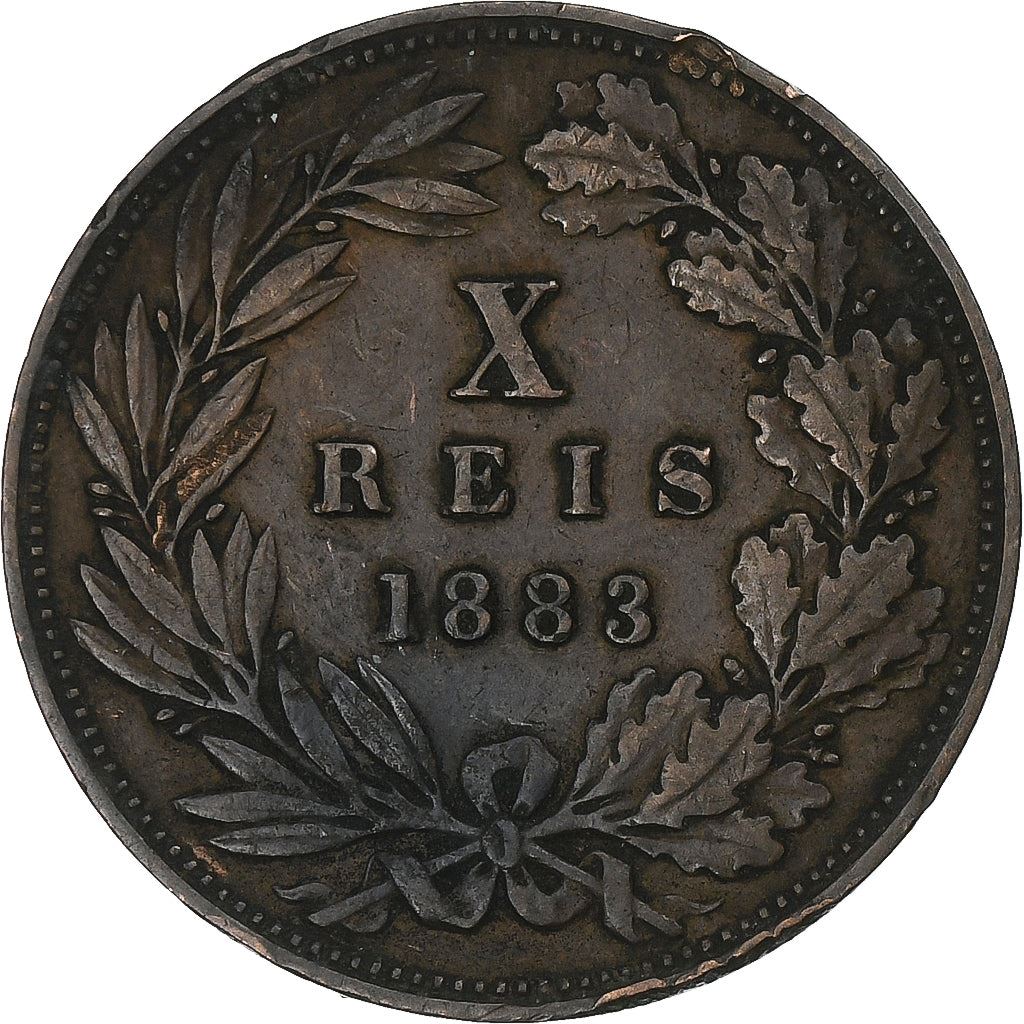 Portugal | 10 Reis Münze | Luíz I | Km:526 | 1882 - 1886