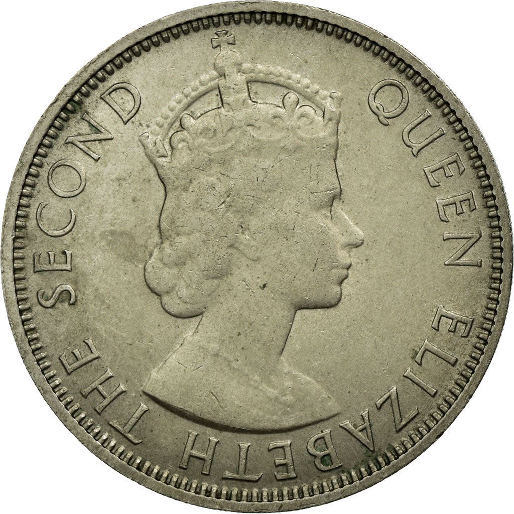 Malaya and British Borneo | 50 Cents Coin | Elizabeth II | Km:4 | 1954 - 1961
