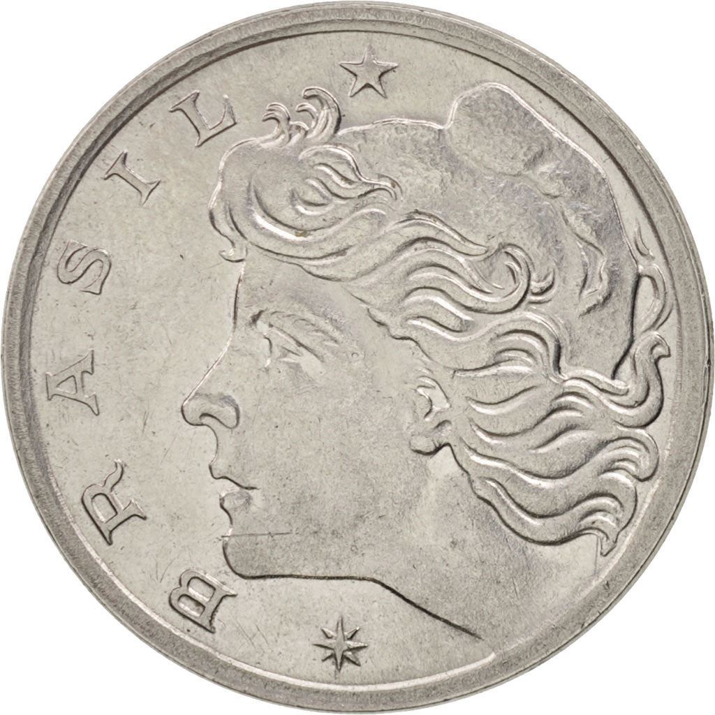 Pièce de 5 centavos du Brésil | FAO | Zébu | KM587.1 | 1975 - 1978