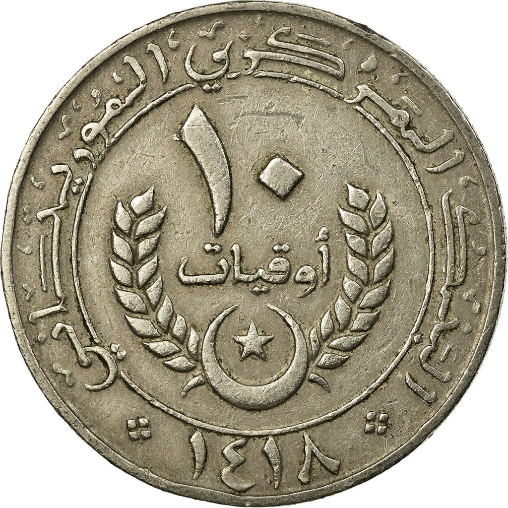 Mauritania | 10 Ouguiya Coin | Coat of Arms | Km:4 | 1973 - 2003