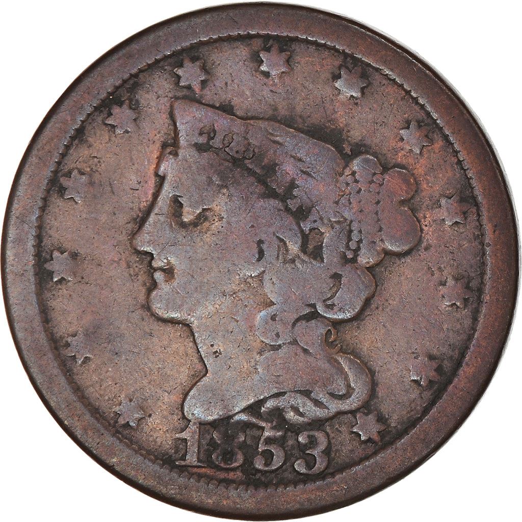 United States | 1/2 Cent Coin | Lady Liberty | KM70 | 1840 - 1857