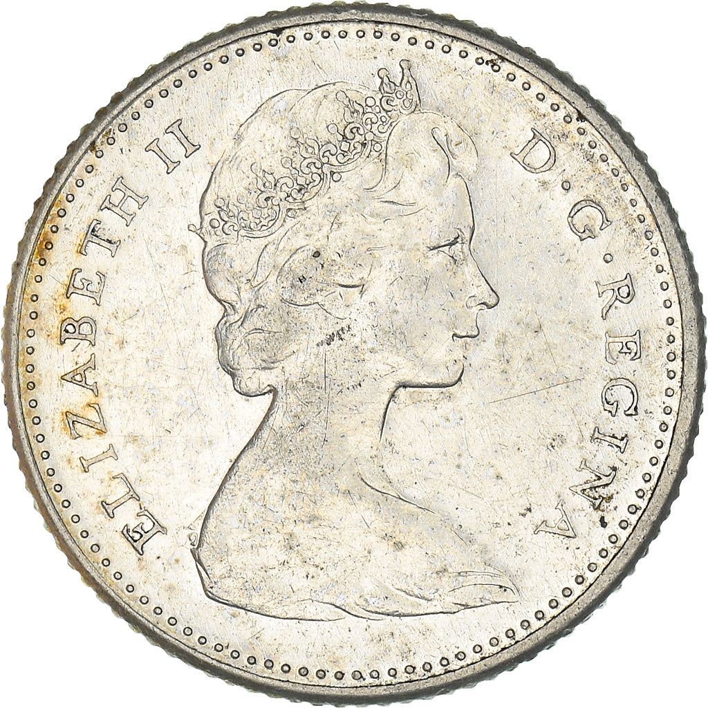Canada | 10 Cents Coin | Silver | 2nd portrait | KM:61 | 1965-1966