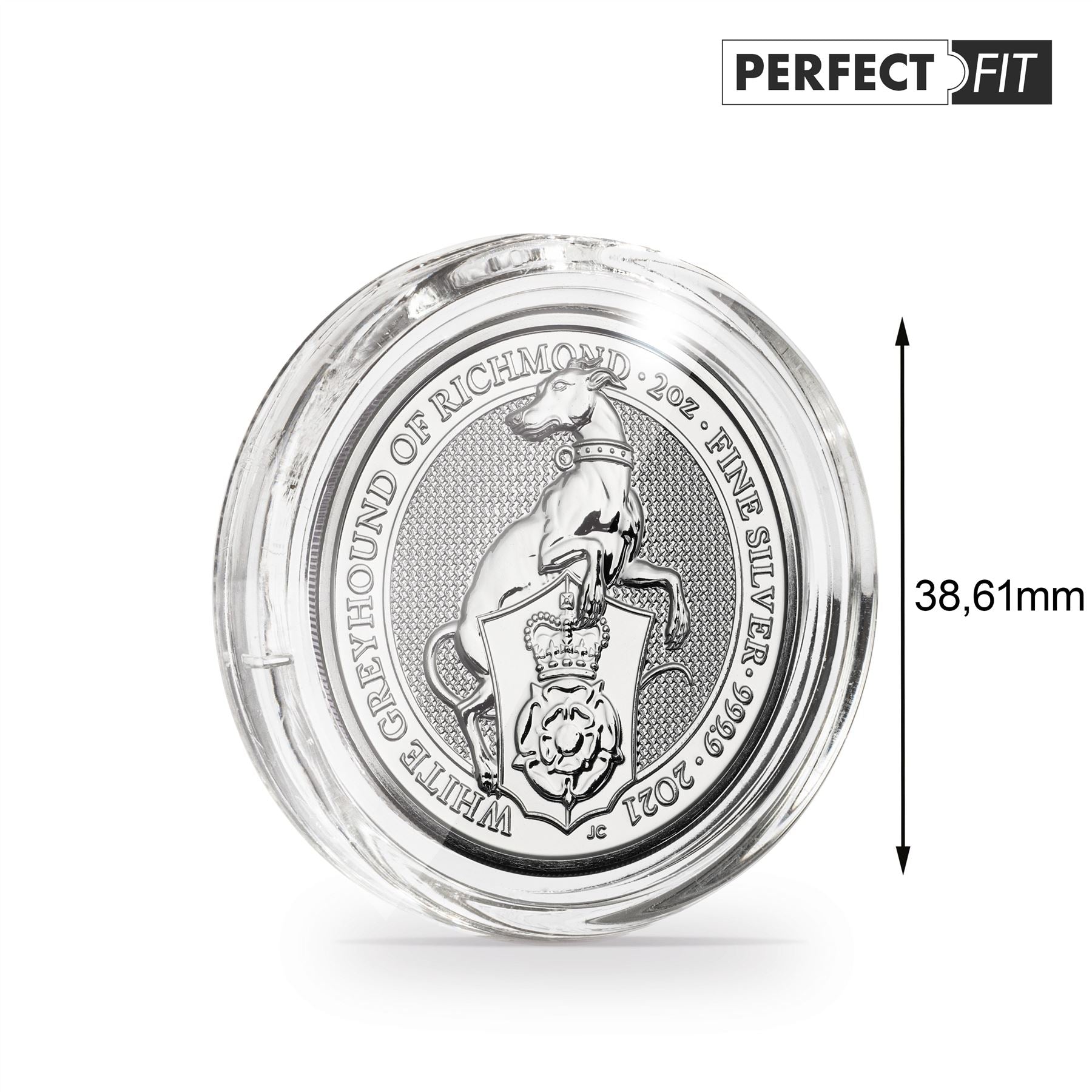 ULTRA "Perfect Fit" Rimless Coin Capsules | Perfect Fit for Specific Coins | Packs of 10