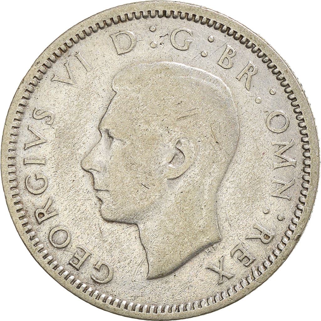 United Kingdom | 6 Pence Coin | George VI | KM:852 | 1937 - 1946