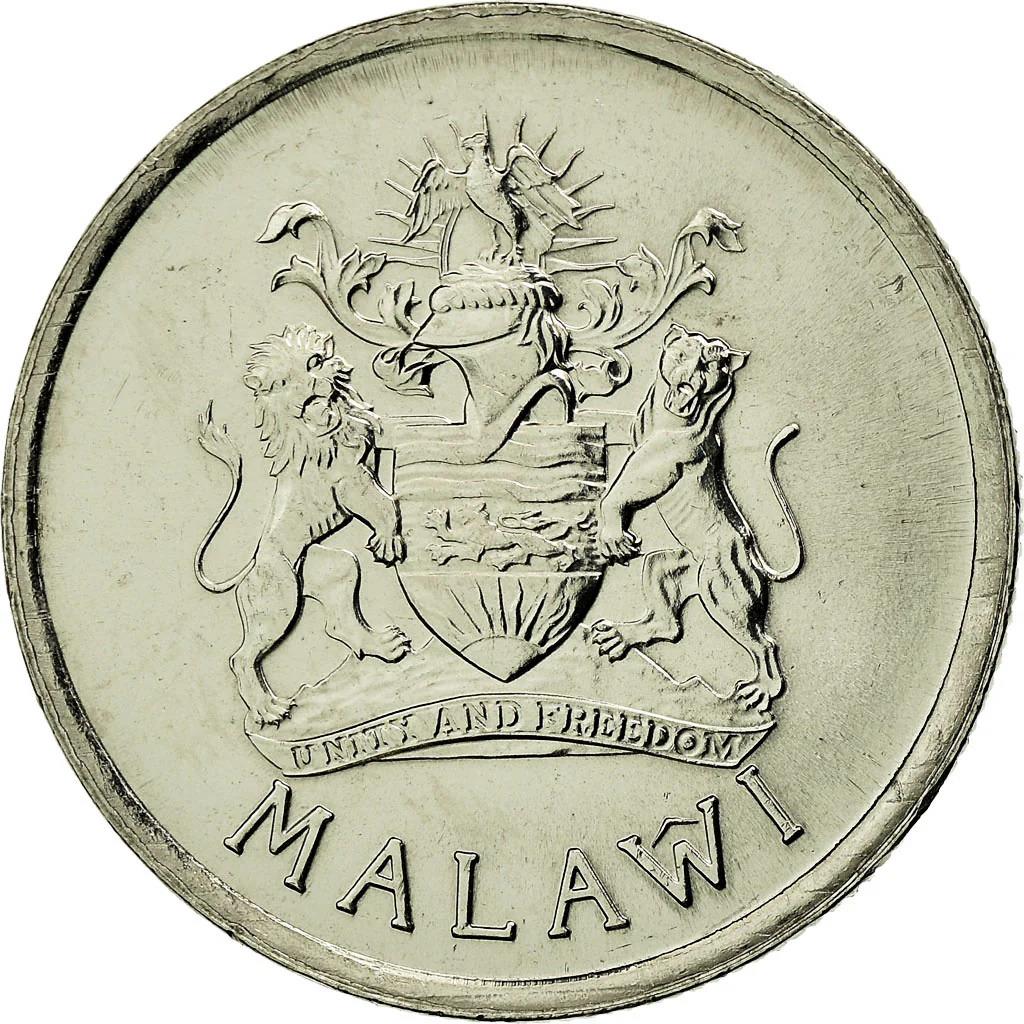 Malawi 5 Tambala Coin | Purple Heron | KM32 | 1995 - 2003