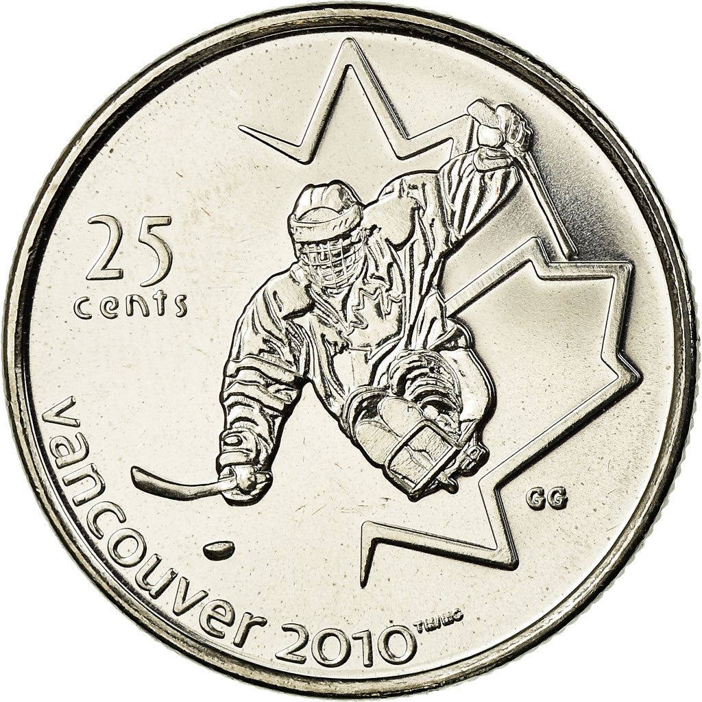 Canada | 25 Cents Coin | Nickel plated steel | Sledge Hockey | KM:952 | 2009